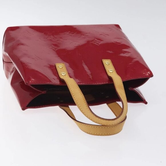 LOUIS VUITTON Monogram Vernis Reade PM Hand Bag Pomme D'amour - Picture 7 of 15